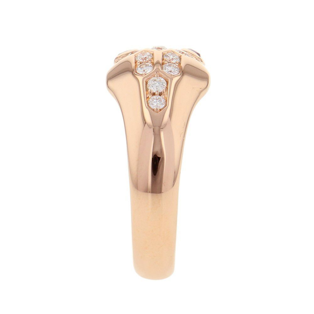 ブルガリ リング セルペンティ ルベライト/ダイヤモンド K18PGピンクゴールド サイズ約19号 BVLGARI 指輪