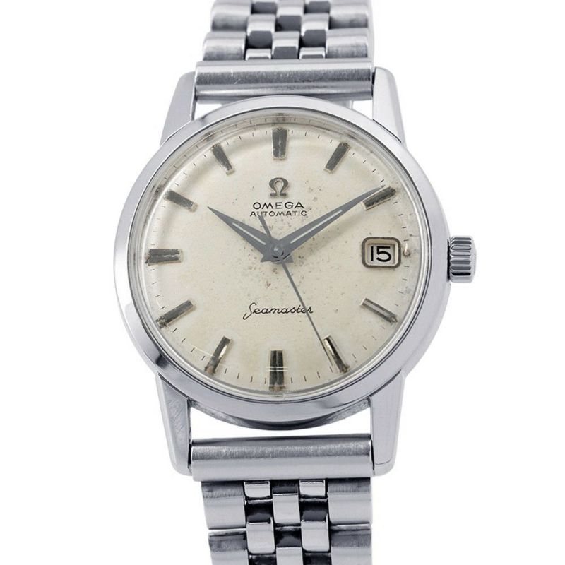 オメガ シーマスター OMEGA 腕時計 シルバー文字盤