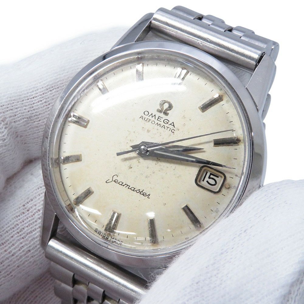 オメガ シーマスター OMEGA 腕時計 シルバー文字盤
