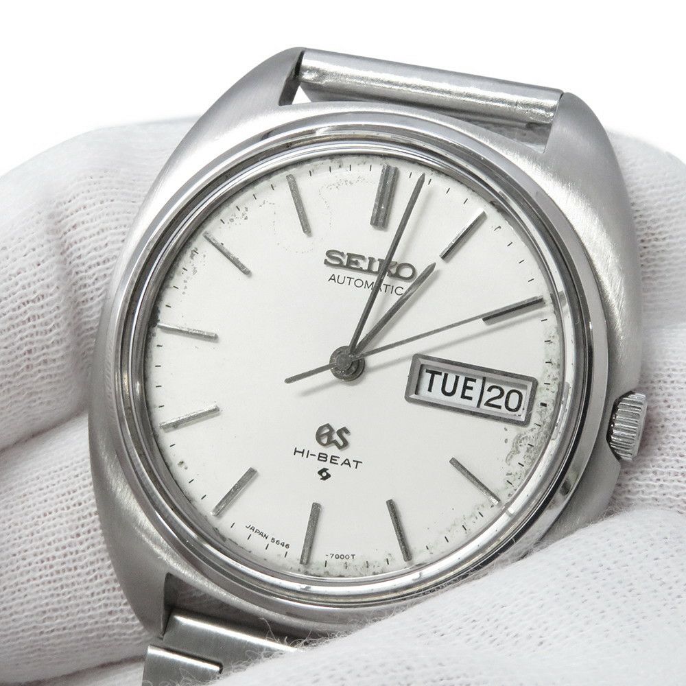 セイコー グランドセイコー ハイビート 5646-7000 SEIKO 腕時計 ウォッチ ヴィンテージ シルバー文字盤