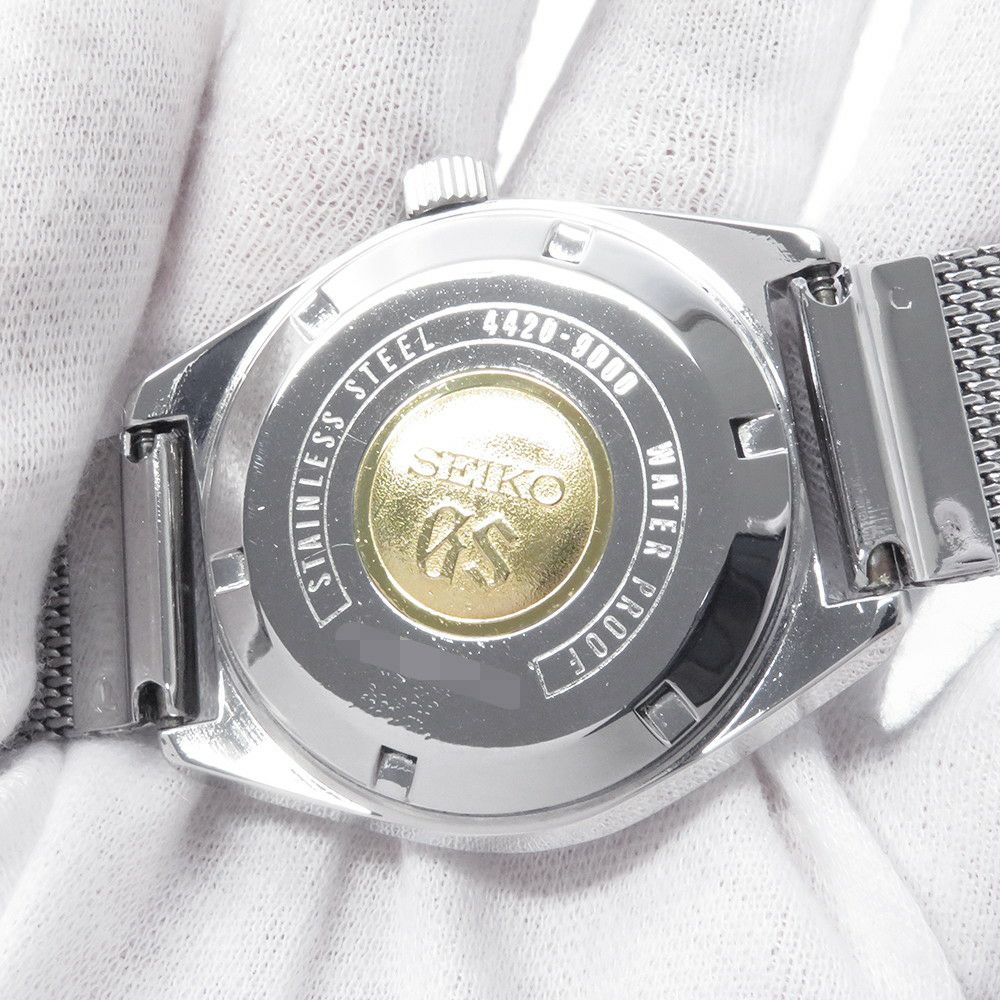 セイコー グランドセイコー  44GS ダイア ショック 4420-9000 SEIKO ヴィンテージ シルバー文字盤