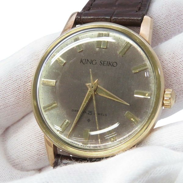 セイコー キングセイコー ファーストモデル J14102 SEIKO 腕時計 ヴィンテージ シルバー文字盤