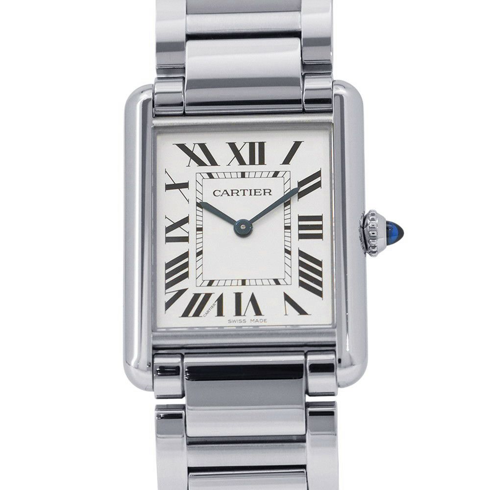 カルティエ タンク マスト LM WSTA0052 Cartier 腕時計 クォーツ シルバー文字盤