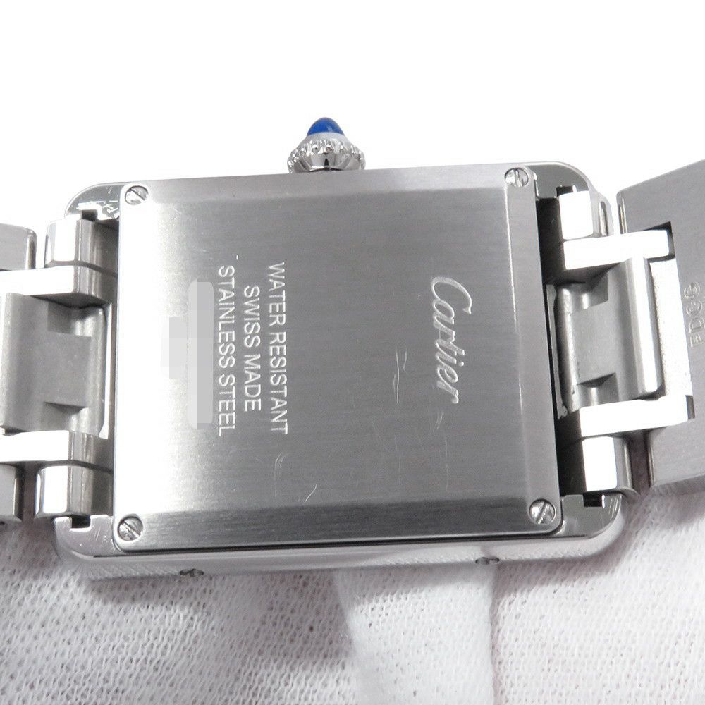 カルティエ タンク マスト LM WSTA0052 Cartier 腕時計 クォーツ シルバー文字盤
