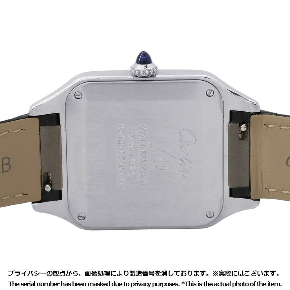 カルティエ サントス デュモン LM WSSA0022 Cartier 腕時計 シルバー文字盤 クォーツ