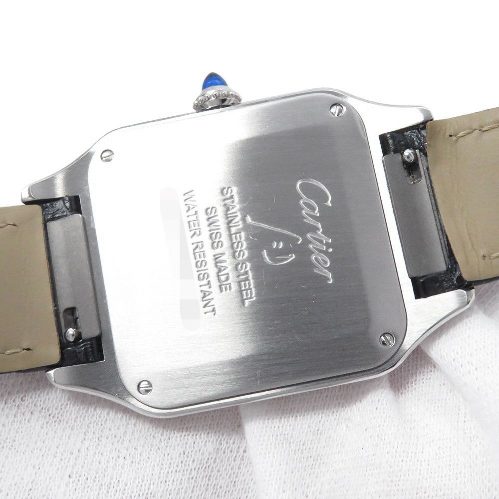 カルティエ サントス デュモン LM WSSA0022 Cartier 腕時計 シルバー文字盤 クォーツ