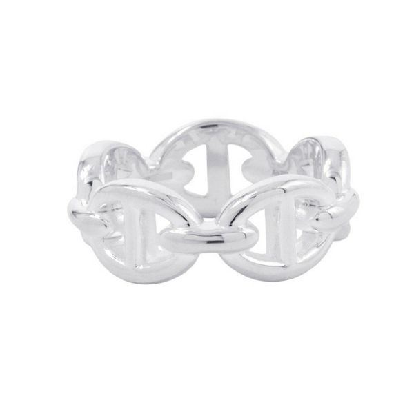 エルメス リング シェーヌダンクル アンシェネPM Enchainee SV925シルバー リングサイズ47 HERMES ジュエリー