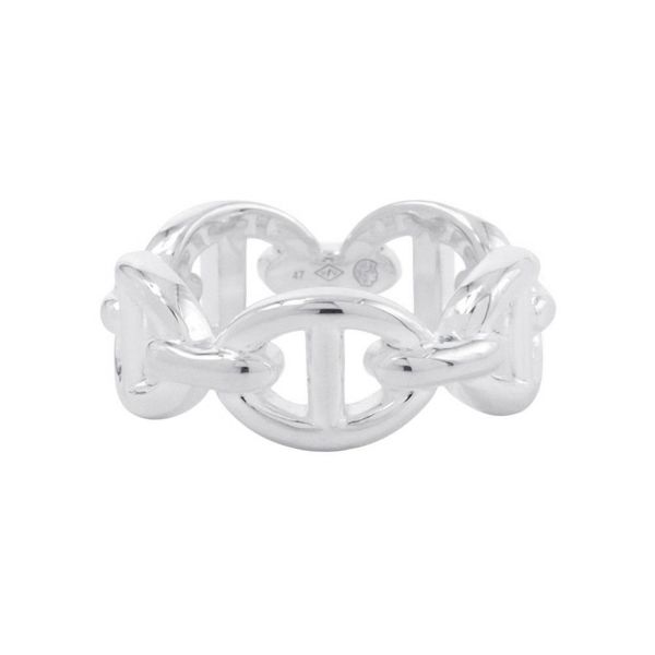 エルメス リング シェーヌダンクル アンシェネPM Enchainee SV925シルバー リングサイズ47 HERMES ジュエリー