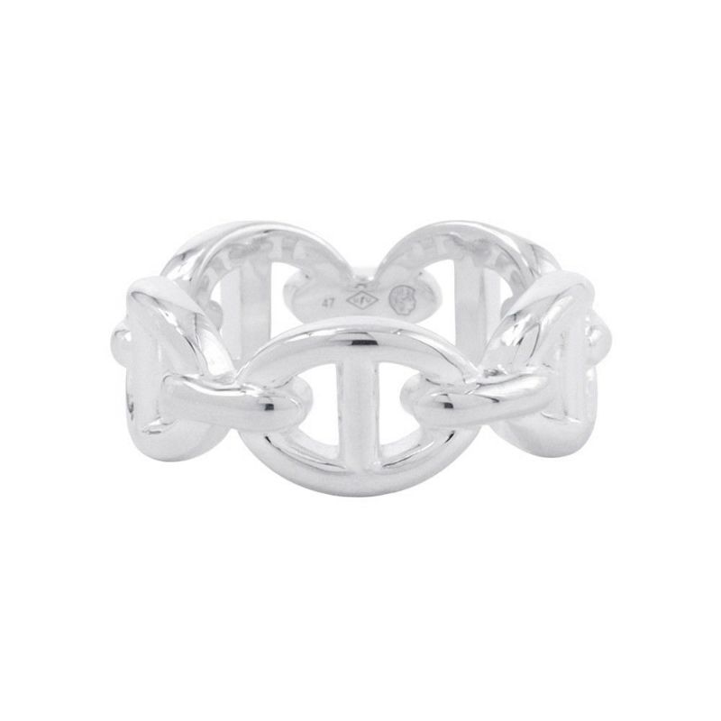 エルメス リング シェーヌダンクル アンシェネPM Enchainee SV925シルバー リングサイズ47 HERMES ジュエリー