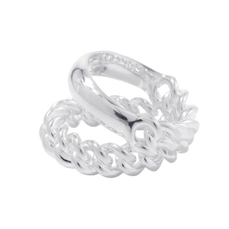 エルメス リング ブックルセリエ アンフレクシブル MM SV925シルバー リングサイズ52 HERMES 指輪 ジュエリー