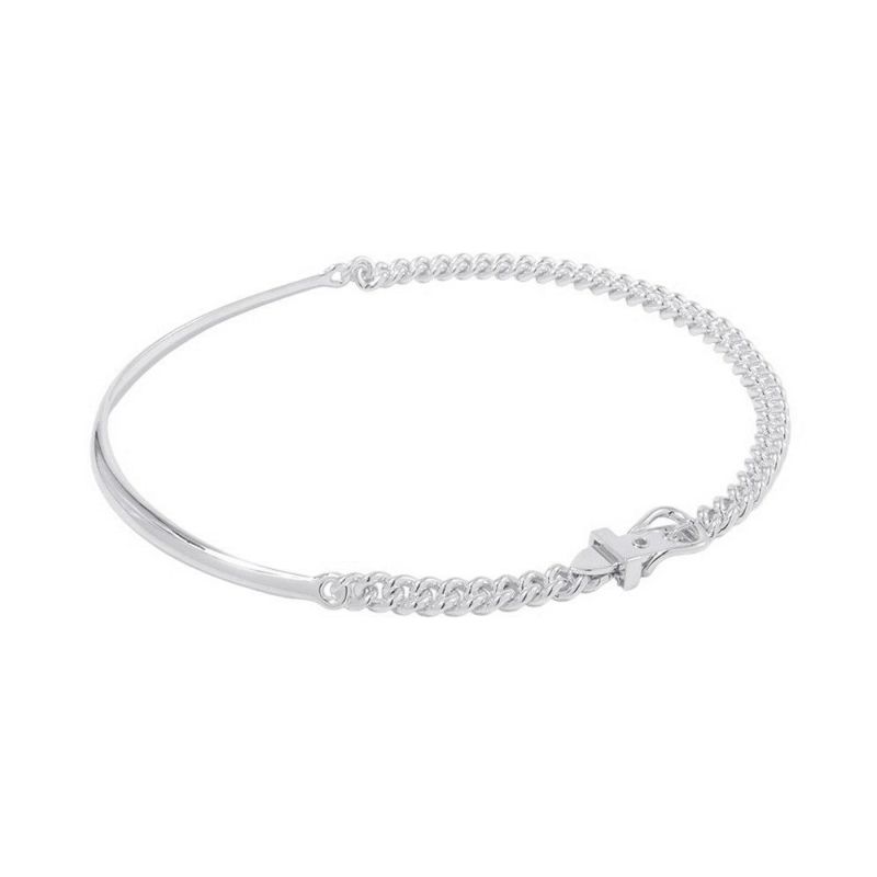 エルメス ネックレス ブックルセリエ アンフレクシブル SV925シルバー サイズPM/42 HERMES ジュエリー