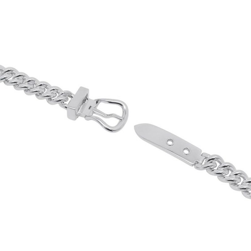 エルメス ネックレス ブックルセリエ アンフレクシブル SV925シルバー サイズPM/42 HERMES ジュエリー