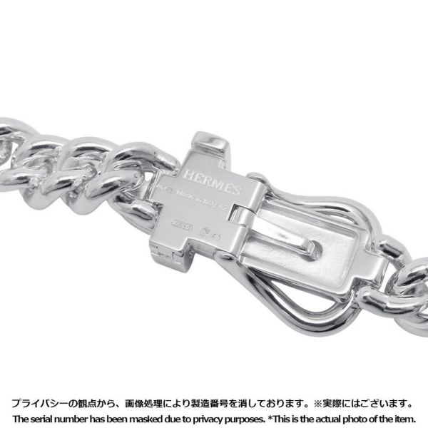 エルメス ネックレス ブックルセリエ アンフレクシブル SV925シルバー サイズPM/42 HERMES ジュエリー