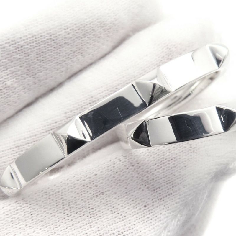 エルメス リング クルー・ドゥ・H ダブルフィンガー SV925シルバー H125631B リングサイズ53 HERMES ジュエリー 指輪