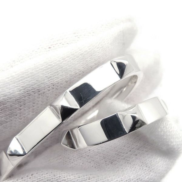 エルメス リング クルー・ドゥ・H ダブルフィンガー SV925シルバー H125631B リングサイズ53 HERMES ジュエリー 指輪