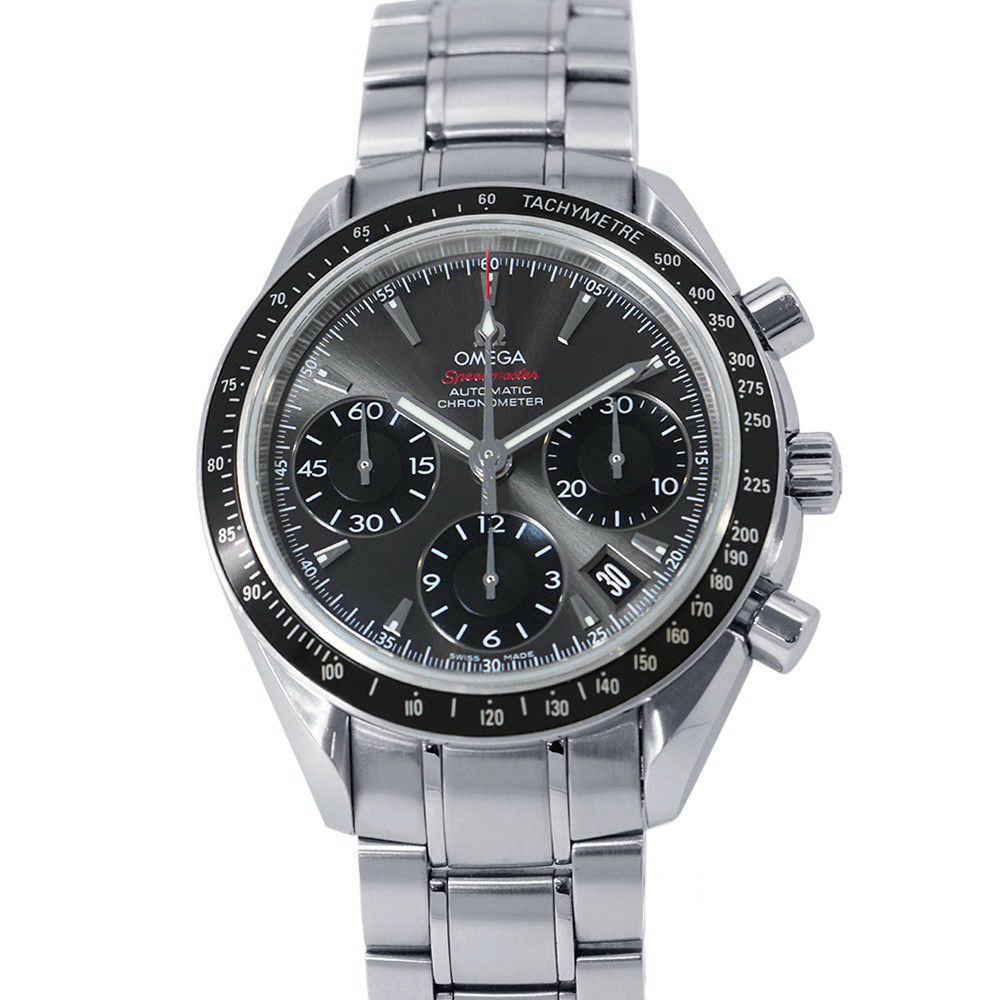 オメガ スピードマスター デイト クロノグラフ 323.30.40.40.06.001 OMEGA 腕時計 グレー文字盤
