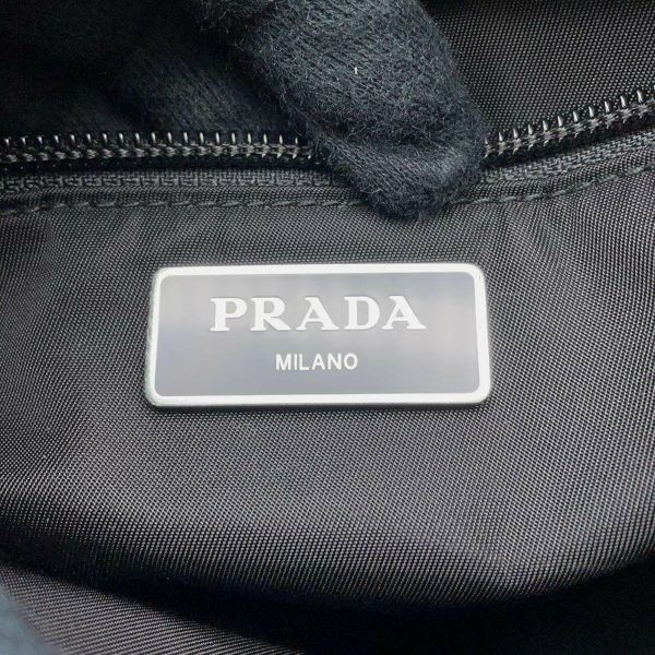 プラダ ボディバッグ ナイロン 2VL001 PRADA バッグ ウエストポーチ メンズ 黒