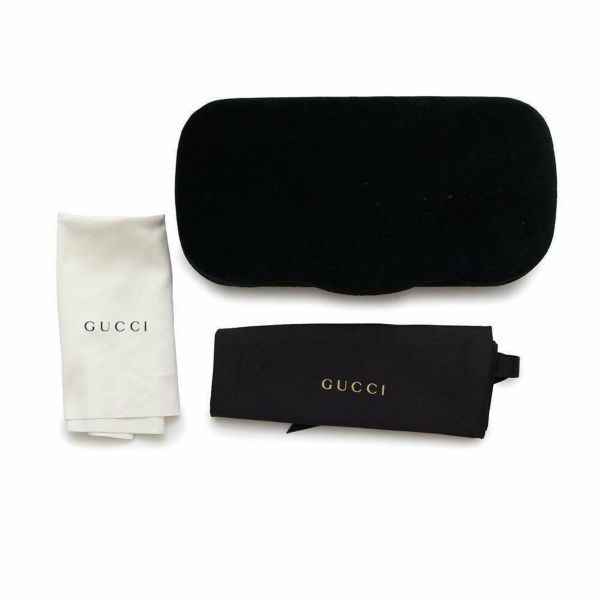 グッチ サングラス ラウンドフレーム GG0091S GUCCI アイウェア 黒