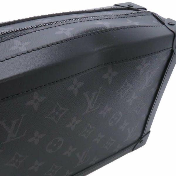 ルイヴィトン ショルダーバッグ モノグラム・エクリプス ソフトトランク M44730 LOUIS VUITTON 黒 ブラック