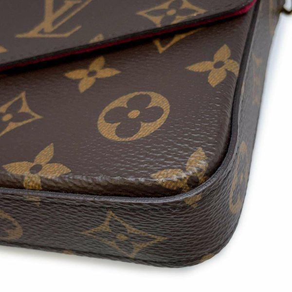 ルイヴィトン チェーンウォレット モノグラム ポシェット・フェリシー M81896 LOUIS VUITTON