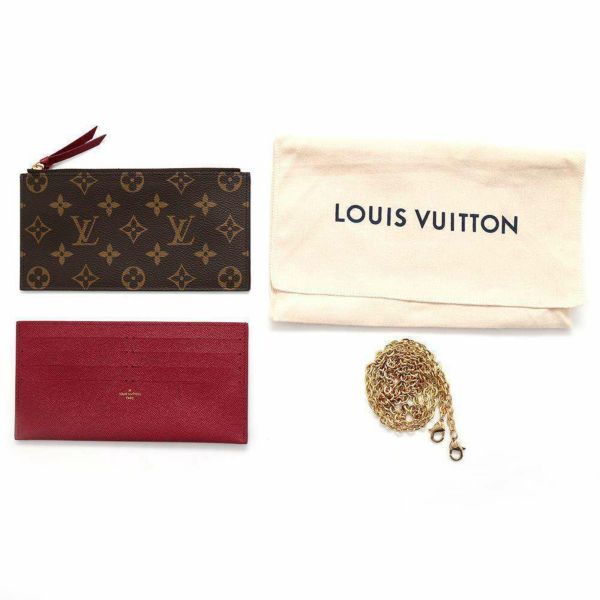 ルイヴィトン チェーンウォレット モノグラム ポシェット・フェリシー M81896 LOUIS VUITTON