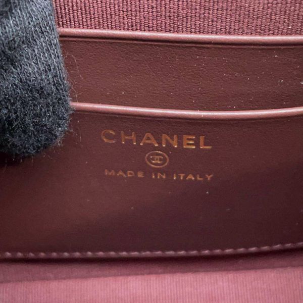 シャネル チェーンショルダーバッグ ココマーク クラシック マトラッセ キャビアスキン AP4016 CHANEL 黒