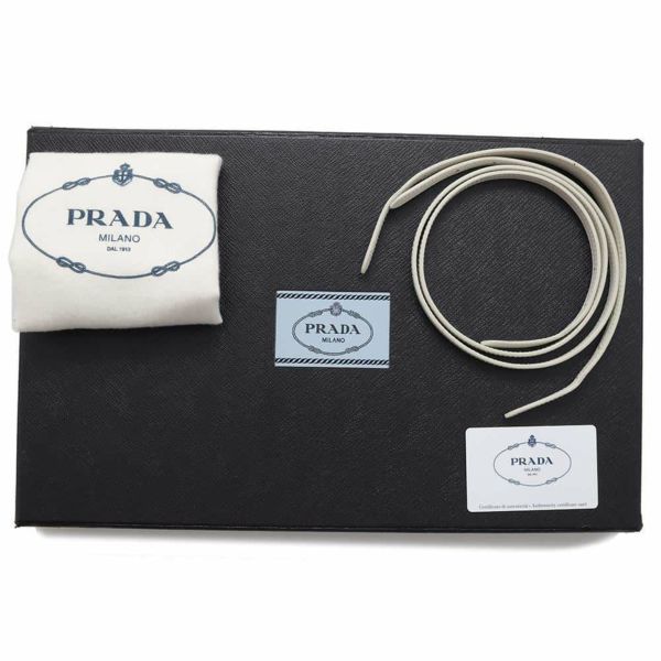 プラダ ショルダーバッグ クレオ レザー 1BH188 PRADA 2way ミニバッグ 白