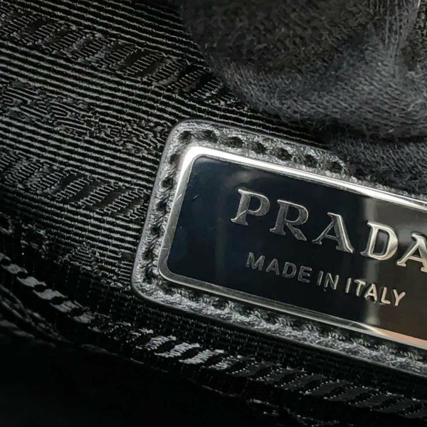 プラダ トートバッグ ウォーターボトル付きトート レザー 2VG113 PRADA 黒