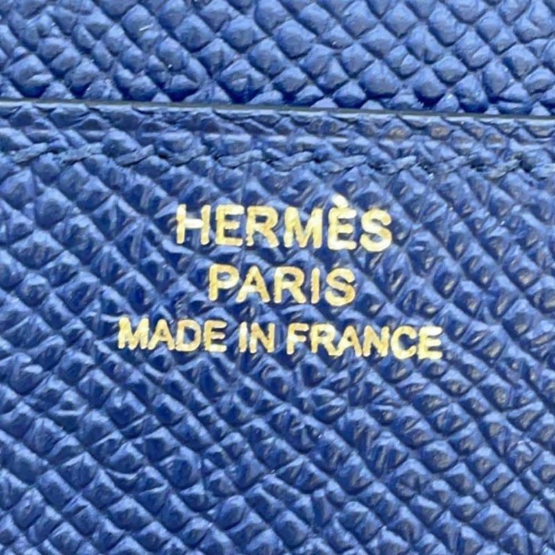 エルメス 長財布 コンスタンス トゥーゴー ロング ブルーインディゴ/ゴールド金具 エプソン W刻印 財布