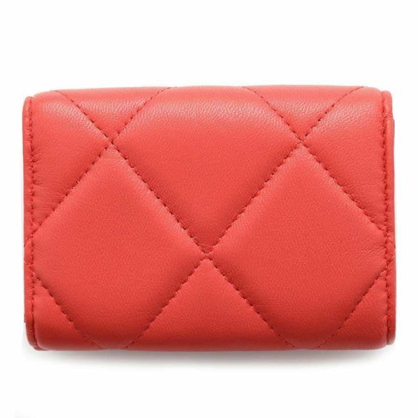 シャネル 三つ折り財布 キルティング ココマーク ラムスキン AP1789 CHANEL 財布 折りたたみ コンパクト