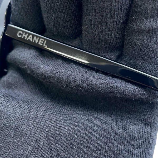 シャネル サングラス ココマーク カメリア ラウンド シェイプ プラスチック 5458-A CHANEL アイウェア 黒