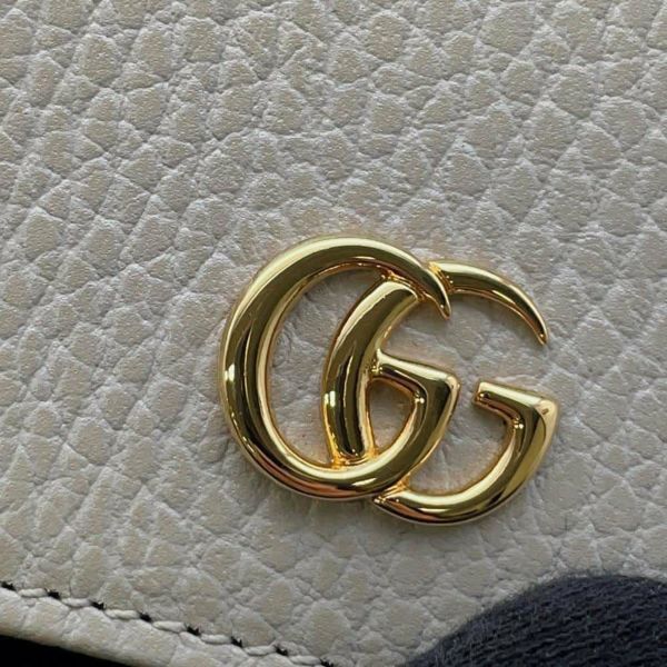 グッチ 三つ折り財布 ダブルG ウォレット レザー 735212 GUCCI 財布 ミニウォレット