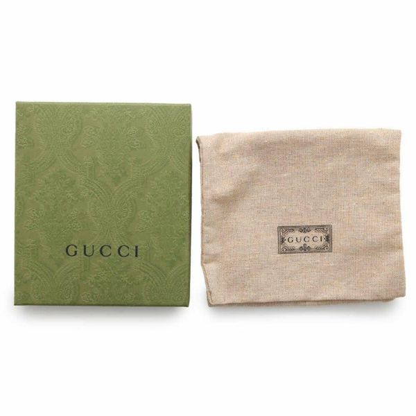 グッチ 三つ折り財布 ダブルG ウォレット レザー 735212 GUCCI 財布 ミニウォレット