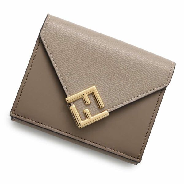 フェンディ 三つ折り財布 FFダイヤモンド レザー 8M0480 FENDI