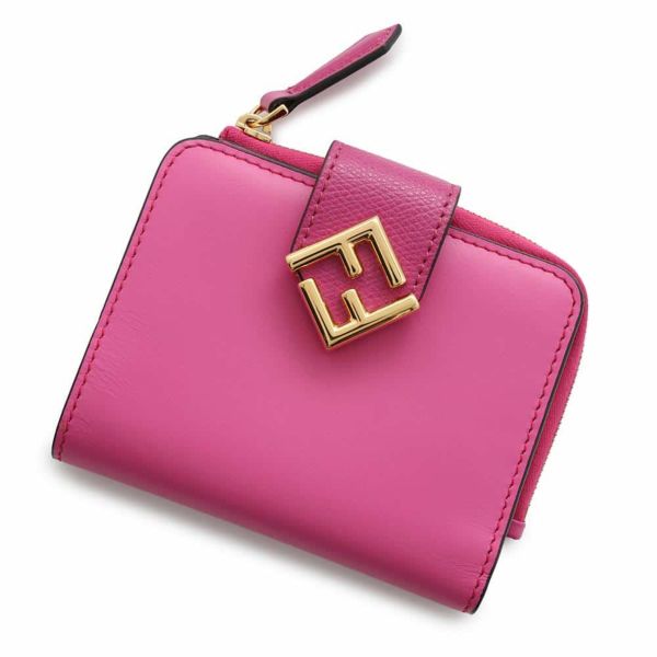 フェンディ 二つ折り財布 FFダイヤモンド レザー 8M0490 FENDI 財布