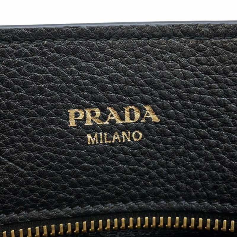 プラダ ハンドバッグ レザー 1BA579 PRADA 2wayショルダーバッグ 黒