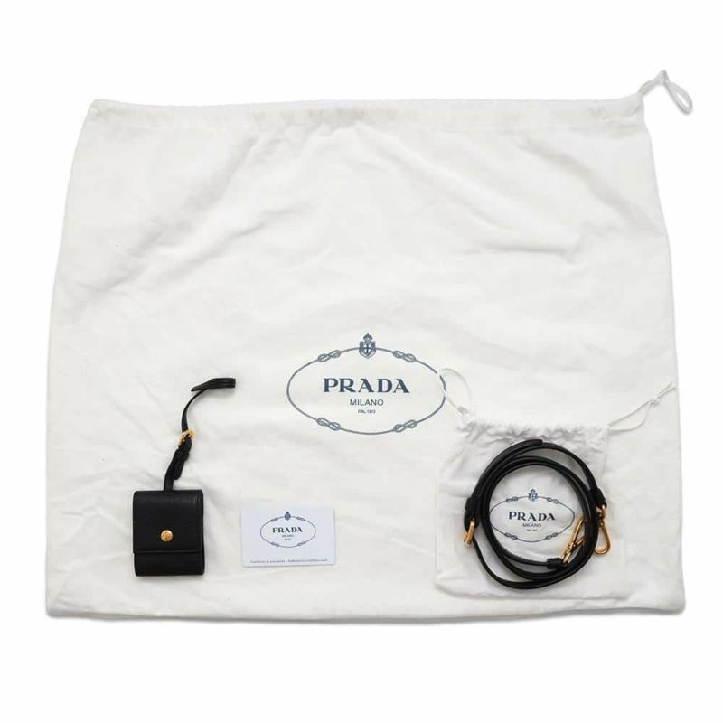 プラダ ハンドバッグ レザー 1BA579 PRADA 2wayショルダーバッグ 黒