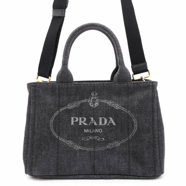 プラダ トートバッグ カナパ CANAPA 1BG439 PRADA バッグ 2wayショルダーバッグ 黒