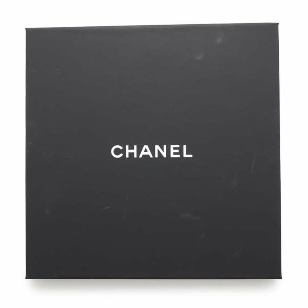 シャネル ニット帽 ココマーク ツイード カシミヤ シルク AA932B13710 CHANEL 帽子 黒 白