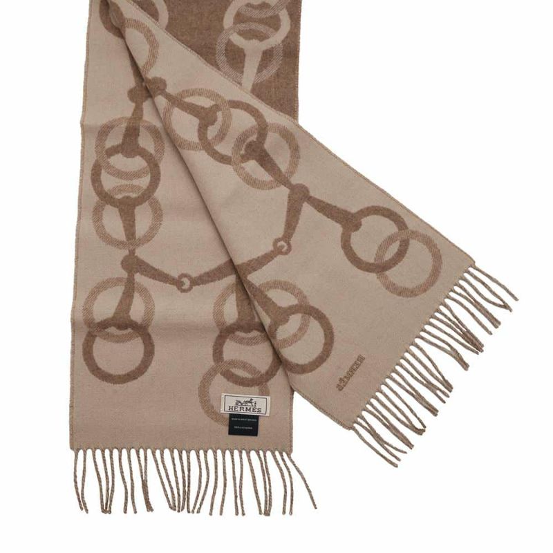 エルメス マフラー エニー・モール カシミヤ HERMES メンズ