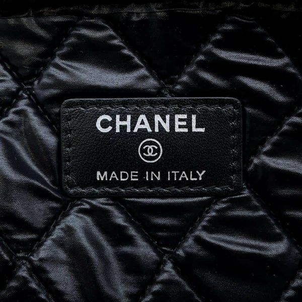 シャネル ハンドバッグ ココマーク エアライン トラベルバッグ ナイロン CHANEL 旅行 黒