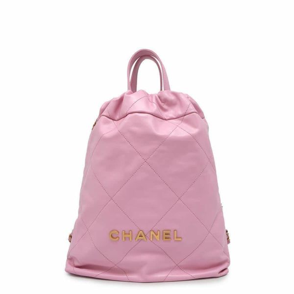 シャネル リュック シャネル22 スモール シャイニーカーフレザー AS3859 CHANEL バックパック