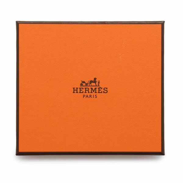 エルメス コインケース バスティア ローズサクラ シェブルミゾル W刻印 HERMES 財布