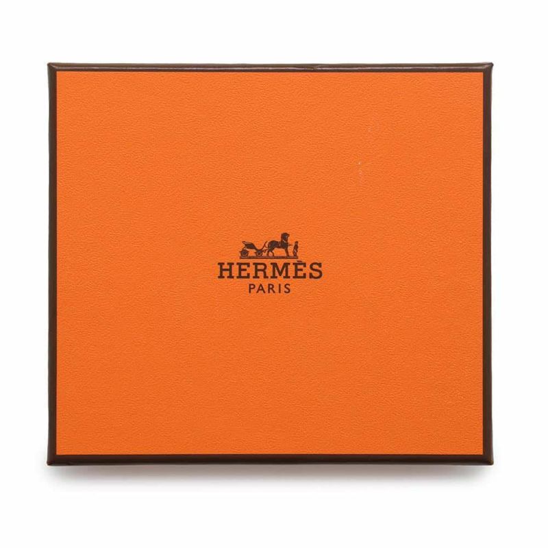 エルメス コインケース バスティア ローズサクラ シェブルミゾル W刻印 HERMES 財布