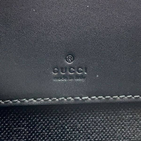 グッチ ショルダーバッグ ミニショルダー GGスプリーム/レザー 774161 GUCCI 黒