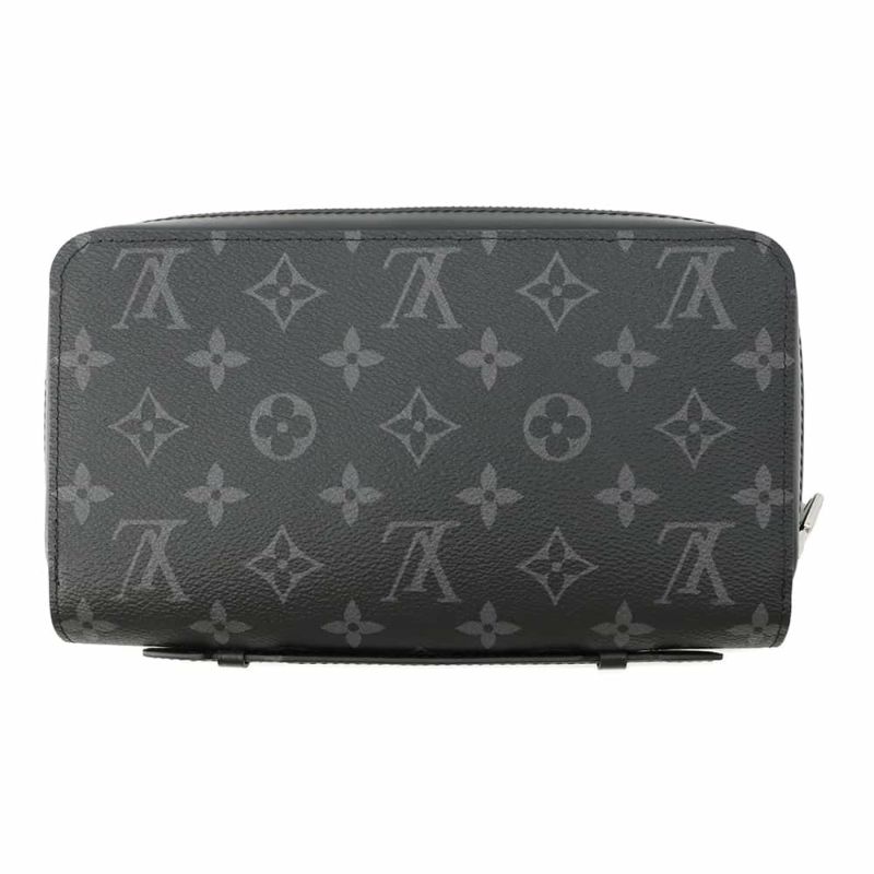 ルイヴィトン 長財布 モノグラム・エクリプス ジッピーXL M61698 LOUIS VUITTON 財布 セカンドバッグ ブラック 黒