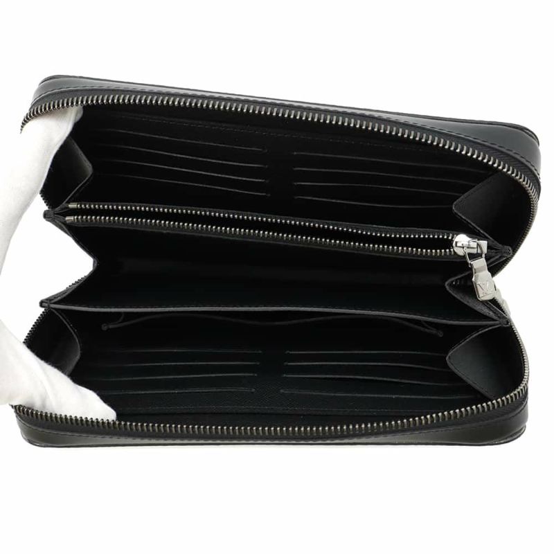 ルイヴィトン 長財布 モノグラム・エクリプス ジッピーXL M61698 LOUIS VUITTON 財布 セカンドバッグ ブラック 黒