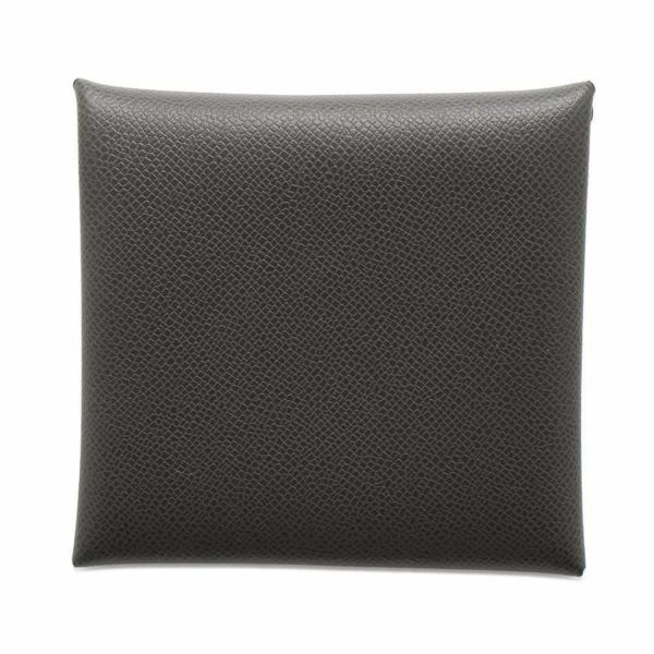 エルメス コインケース バスティア グラファイト ヴォーマダム W刻印 HERMES 財布