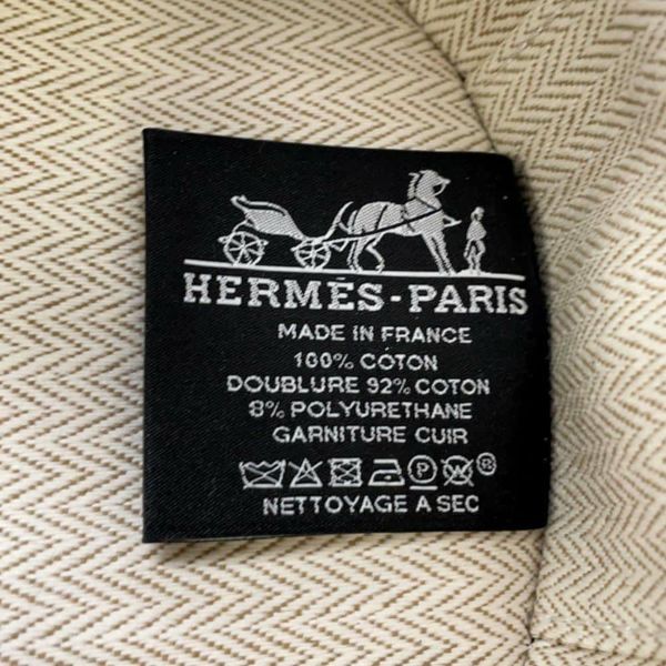 エルメス ポーチ エヴァジオン ヴァーミリオン/シルバー金具 コットン HERMES