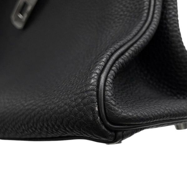エルメス ハンドバッグ ケリー32 内縫い ブラック/シルバー金具 トゴ □F刻印 2wayショルダー 黒